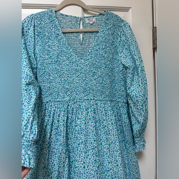 Tuckernuck Pink City Prints V Neck Floral Isabel Dress - Picture 5 of 13